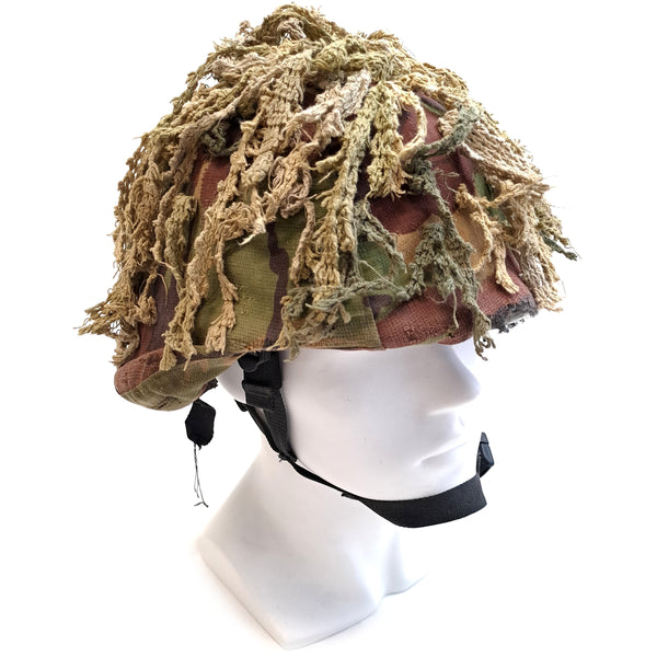 NZDF PASGT Helmet w/ Scrim DPM Cover - Large - New Zealand Army Surplus -