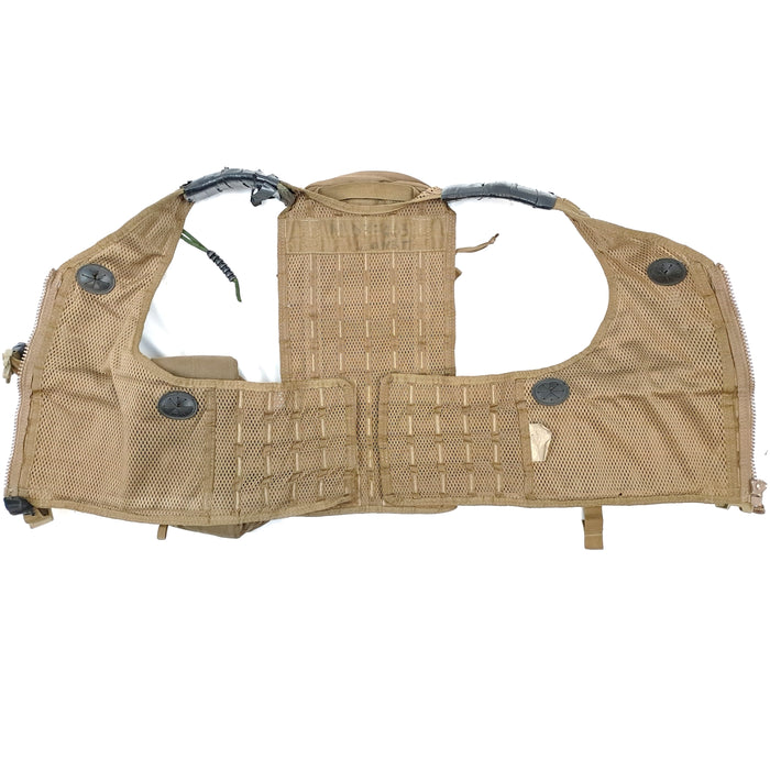 NZ Army Coyote MOLLE Vest w/ Pouches - Medium (3) - New Zealand Army Surplus -