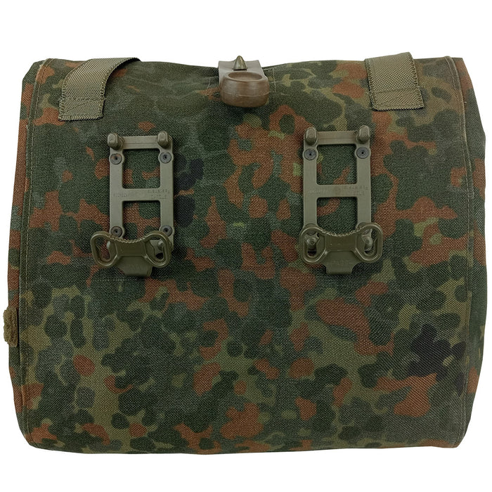 German Army Flecktarn Gas Mask Bag - German Army Surplus - Shoulder Bags