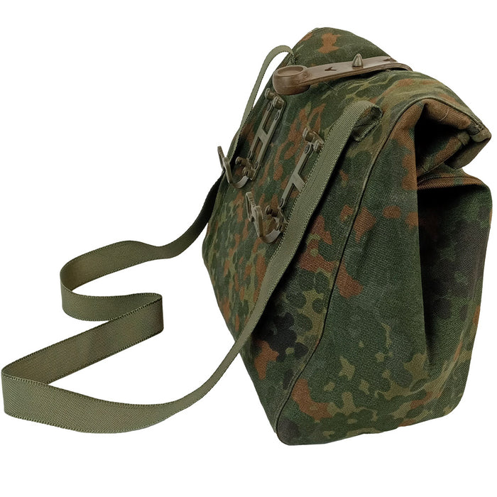 German Army Flecktarn Gas Mask Bag - German Army Surplus - Shoulder Bags