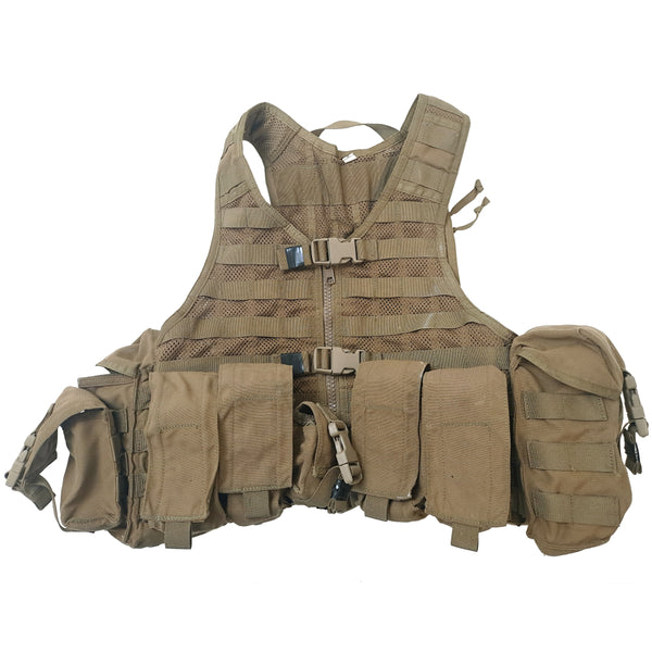 NZ Army Coyote MOLLE Vest w/ Pouches - Medium (2)