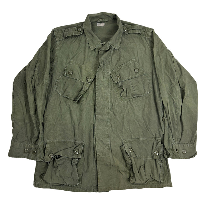 USGI First Pattern Jungle Fatigue Shirt - Medium Regular - Army & Outdoors -