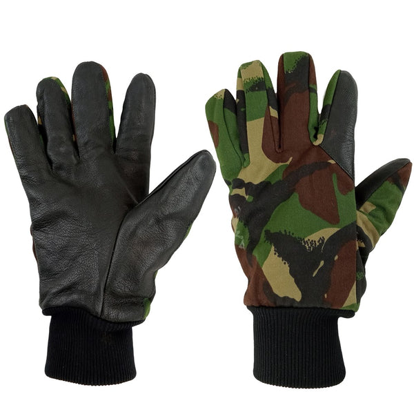 British DPM Leather Gloves