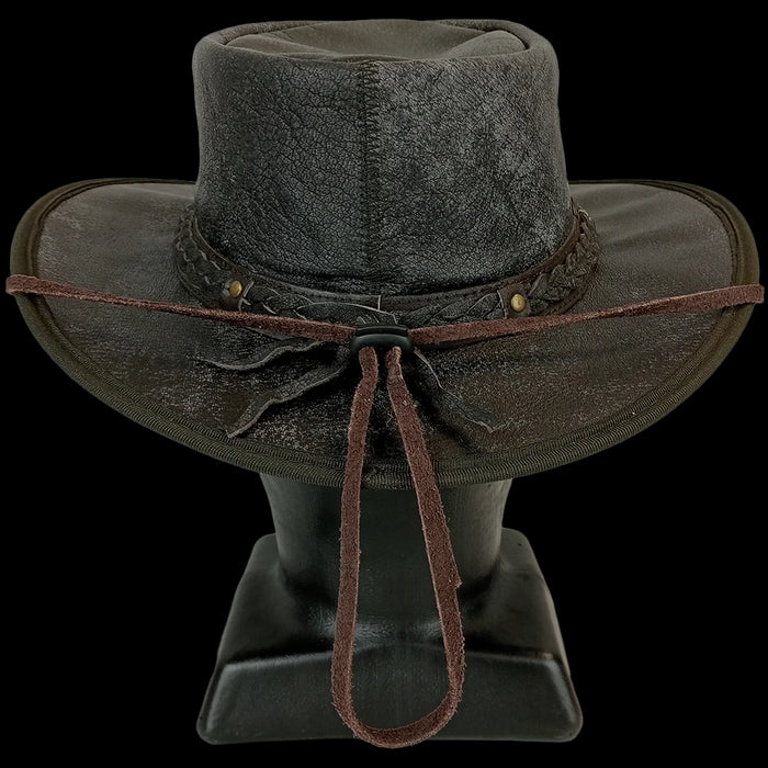 Outback Ironbark Leather Hat - Outback Trading - Boonies