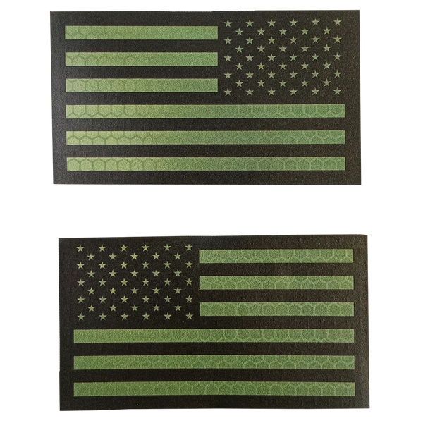 US Flag Reflective Patch - Unbranded - Flags, Badges & Insignia