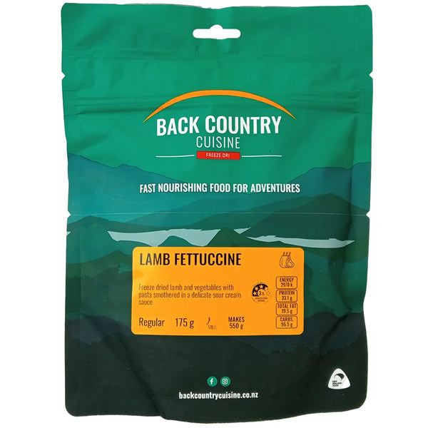 Back Country Cuisine - Lamb Fettuccine - Back Country - MRE