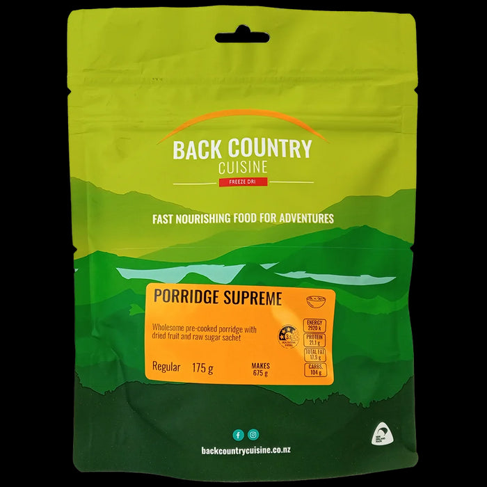 Back Country Cuisine - Porridge Supreme - Back Country - MRE