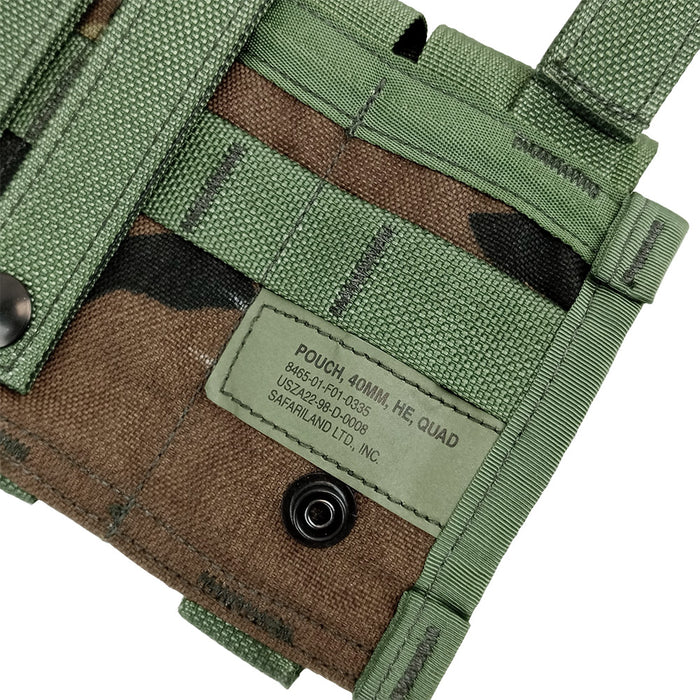 Safariland Woodland Quad 40mm Grenade Pouch