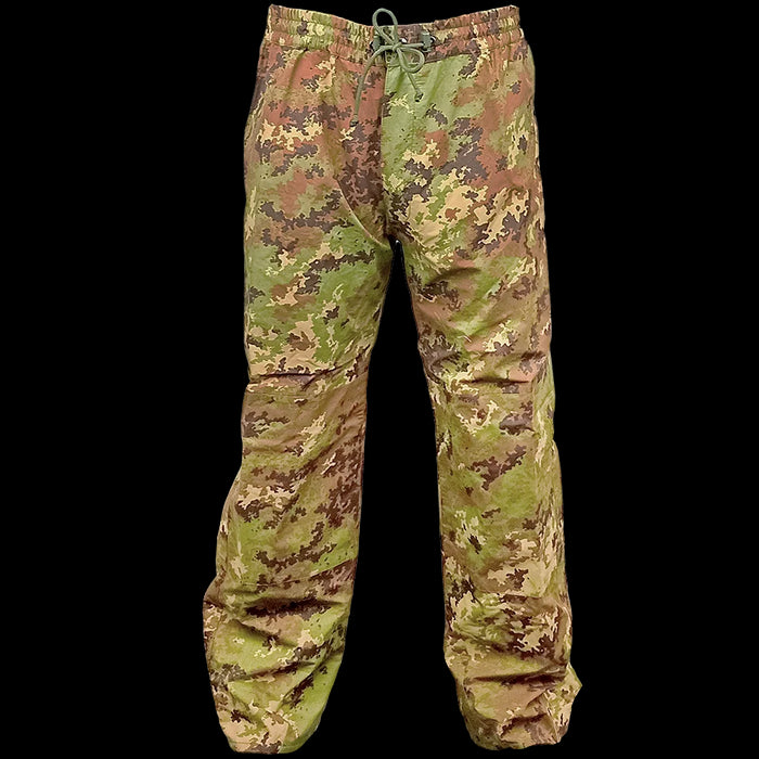 Italian Army Vegetato Wet Weather Trousers - Italian Army Surplus - Rain Trousers