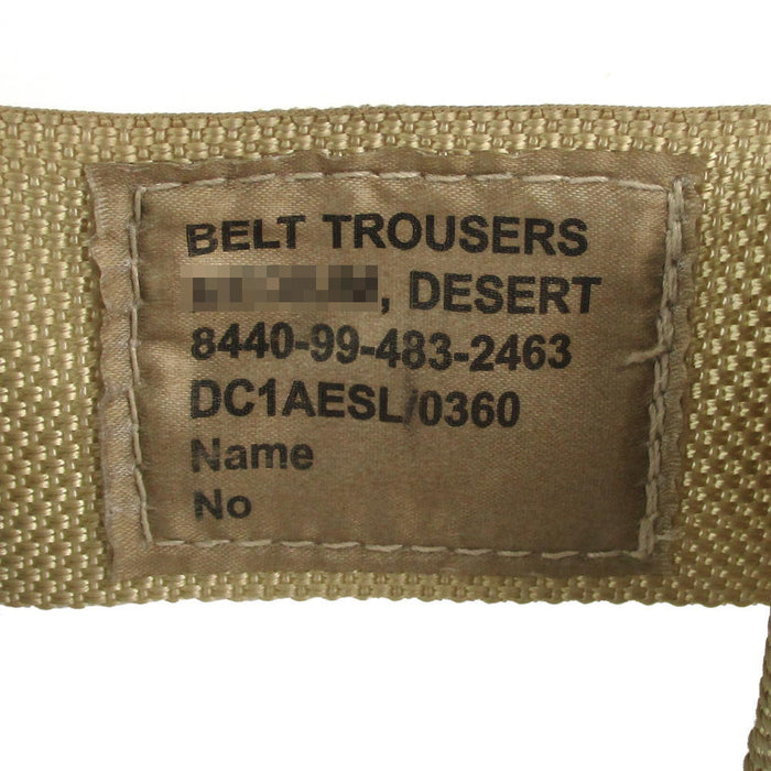 British Army Desert PLCE Belt