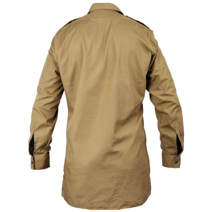 British Army Long Sleeve Khaki Shirt