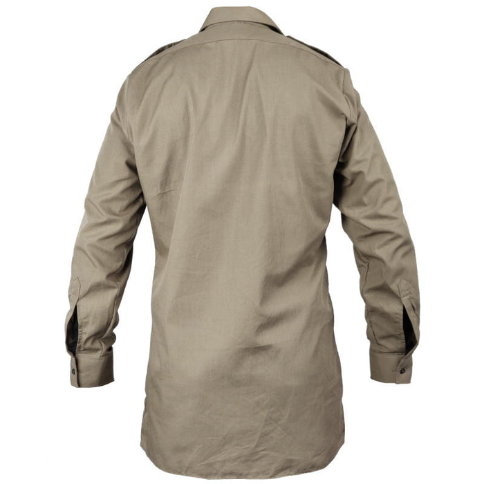 British Army Long Sleeve Stone Shirt