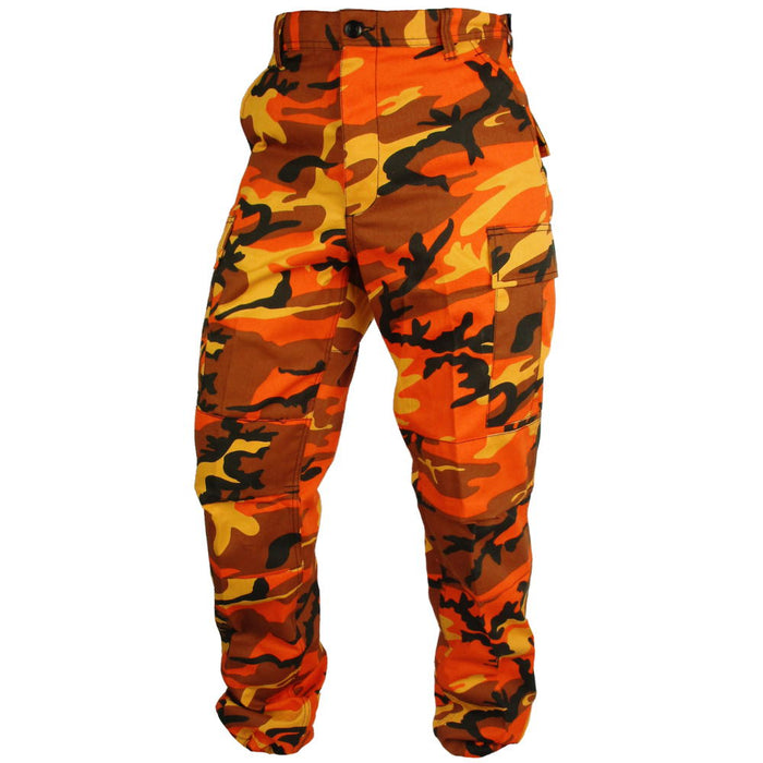 Tactical Camouflage BDU Pants - Orange