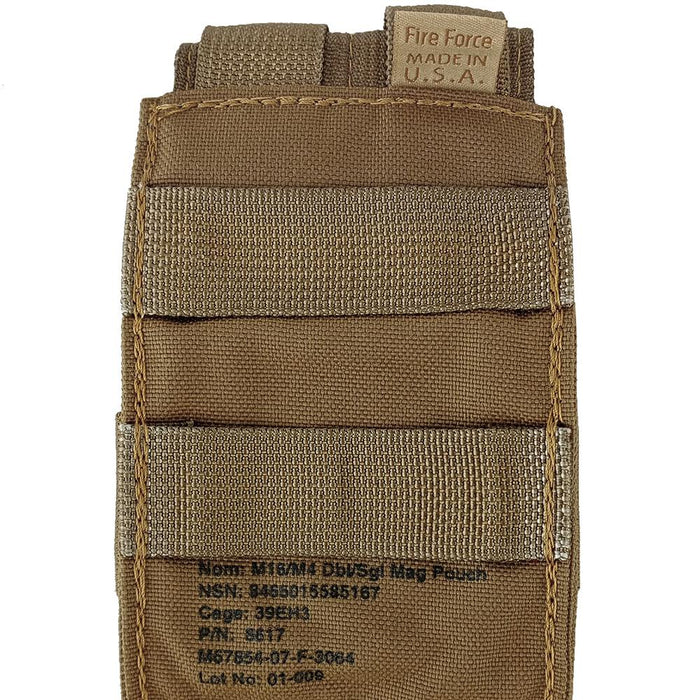 USMC Coyote M4/M16 Single Mag Pouch - New - US Army Surplus - Magazine Pouches